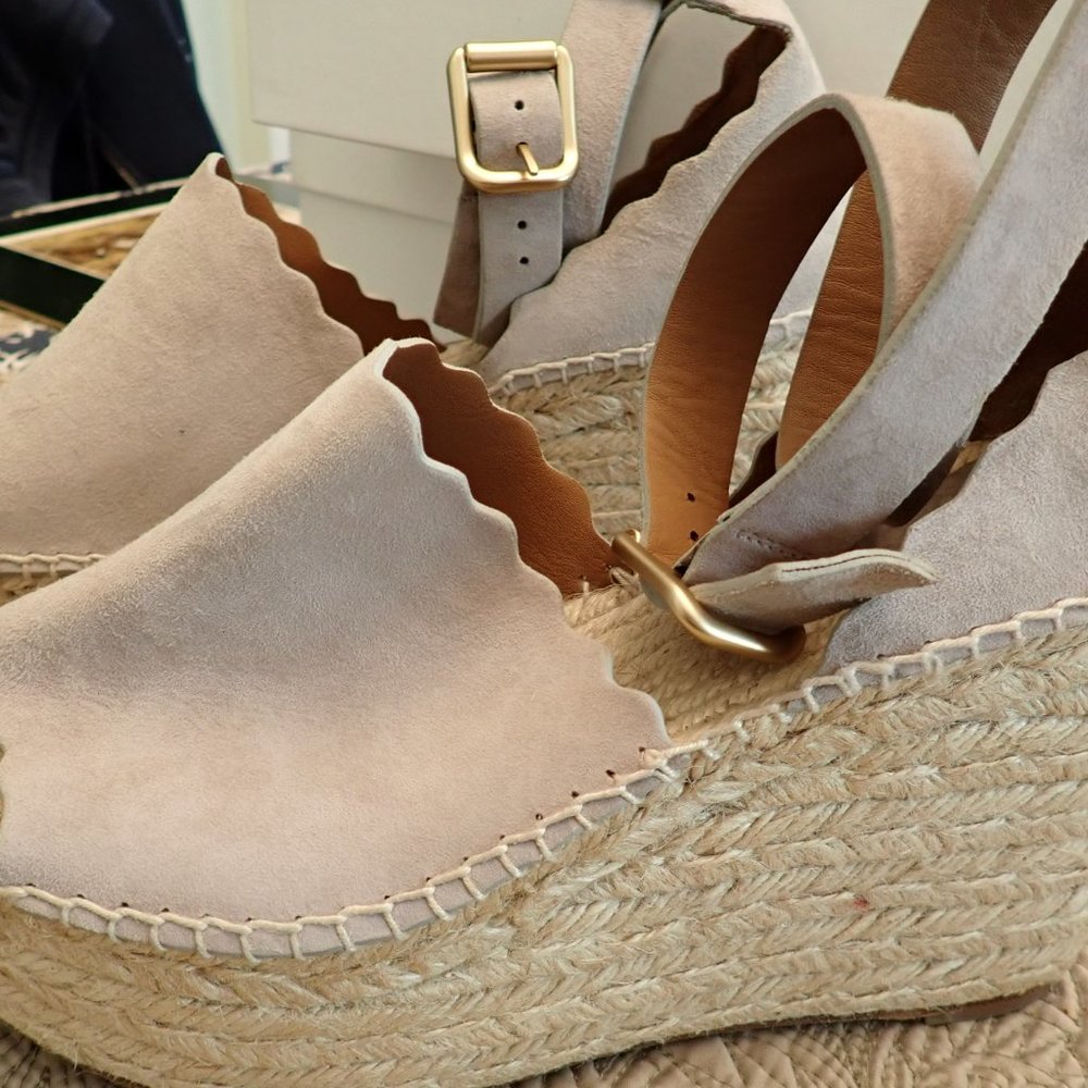 Chloe Suede Espadrilles